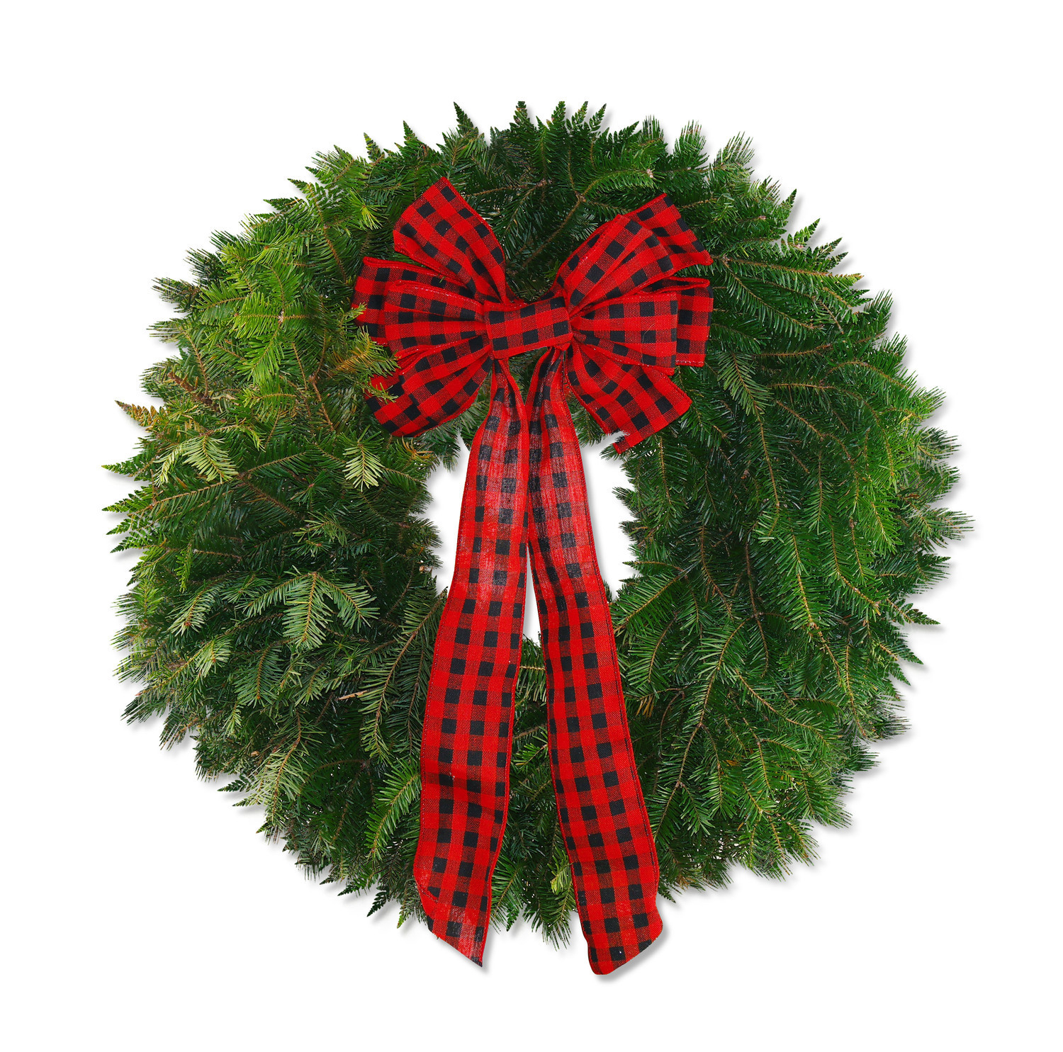 Buffalo Plaid Wreath